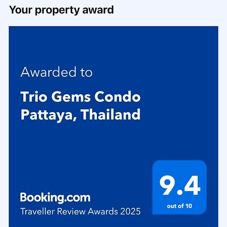 Trio Gems Condo Pattaya, Thailand جومتين بيتش المظهر الخارجي الصورة